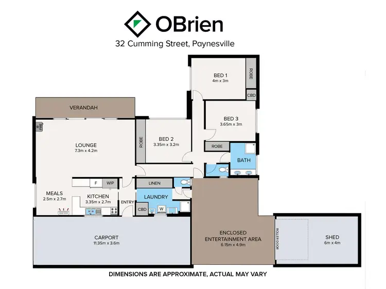 Floorplan of Homely house listing, 32 Cumming Street, Paynesville VIC 3880