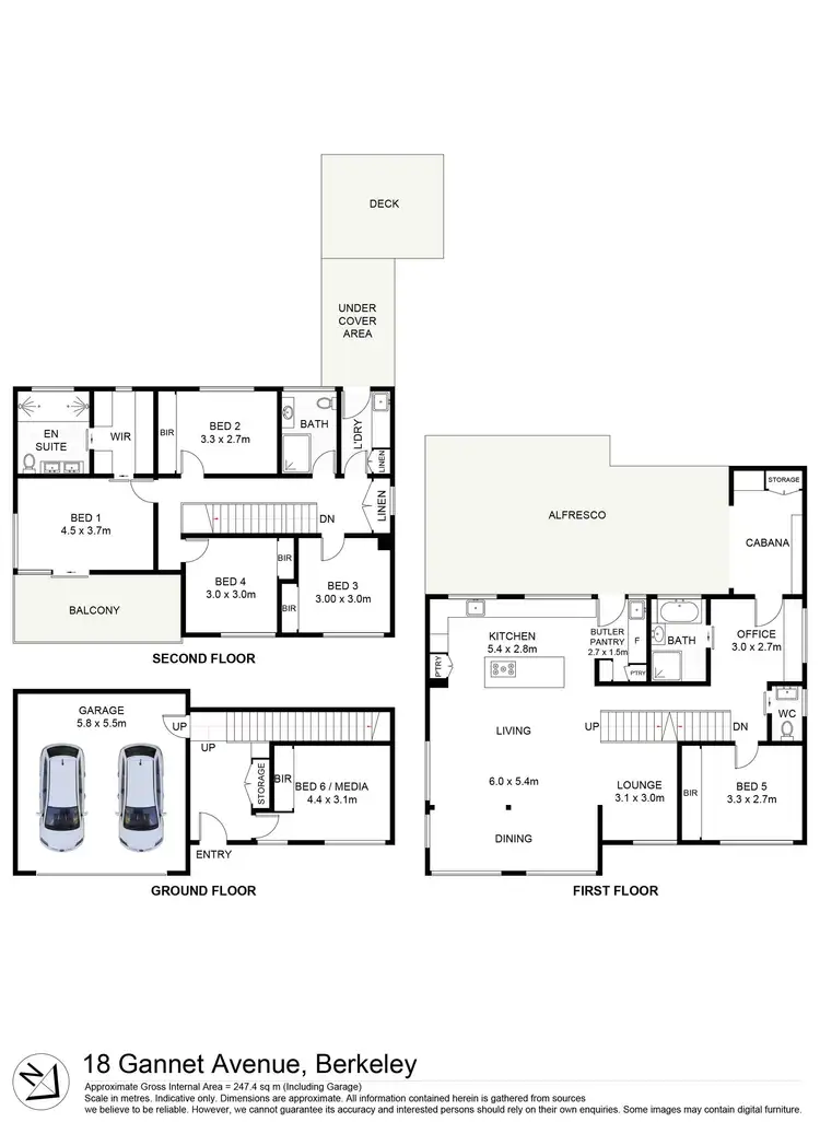 Floorplan of Homely house listing, 18 Gannet Avenue, Berkeley NSW 2506