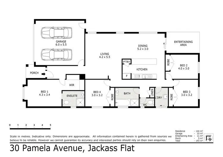 Floorplan of Homely house listing, 30 Pamela Avenue, Jackass Flat VIC 3556