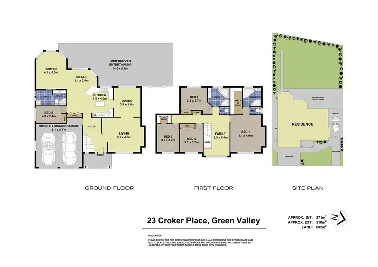 Floorplan of Homely house listing, 23 Croker Place, Green Valley NSW 2168