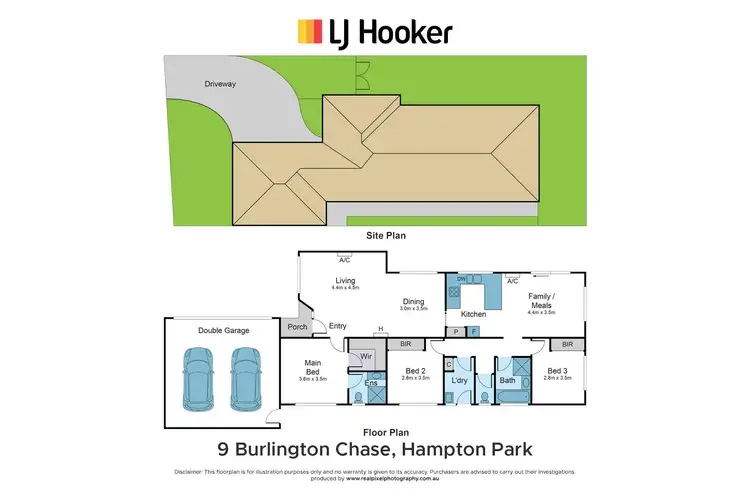 Floorplan of Homely house listing, 9 Burlington Chase, Hampton Park VIC 3976