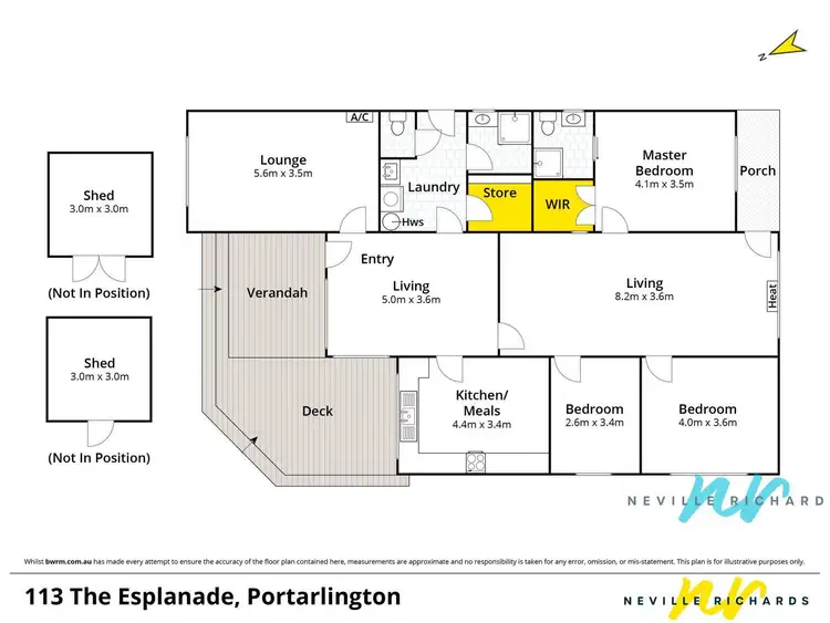 Floorplan of Homely house listing, 113 The Esplanade, Portarlington VIC 3223