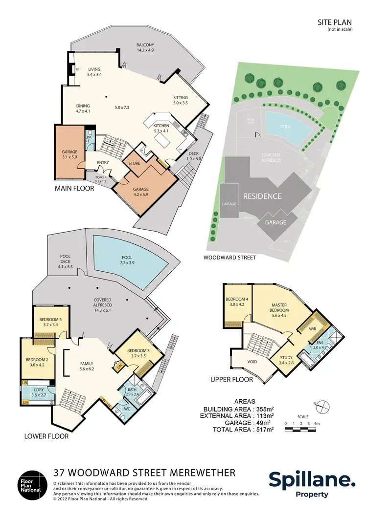 Floorplan of Homely house listing, 37 Woodward Street, Merewether NSW 2291
