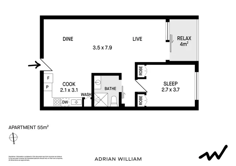 Floorplan of Homely apartment listing, 2/140 Percival Road, Stanmore NSW 2048