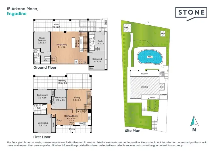 Floorplan of Homely house listing, 15 Arkana Place, Engadine NSW 2233