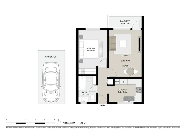 Floorplan of Homely apartment listing, 12/49 Napier Street, Footscray VIC 3011
