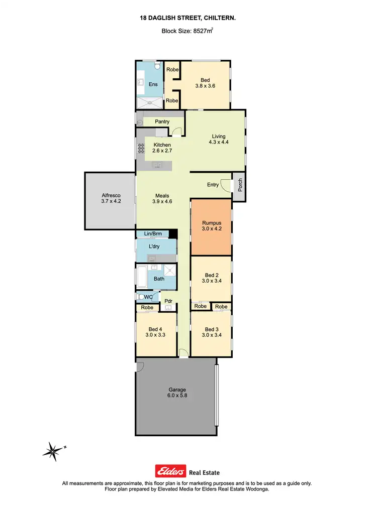 Floorplan of Homely house listing, 18 Daglish Street, Chiltern VIC 3683