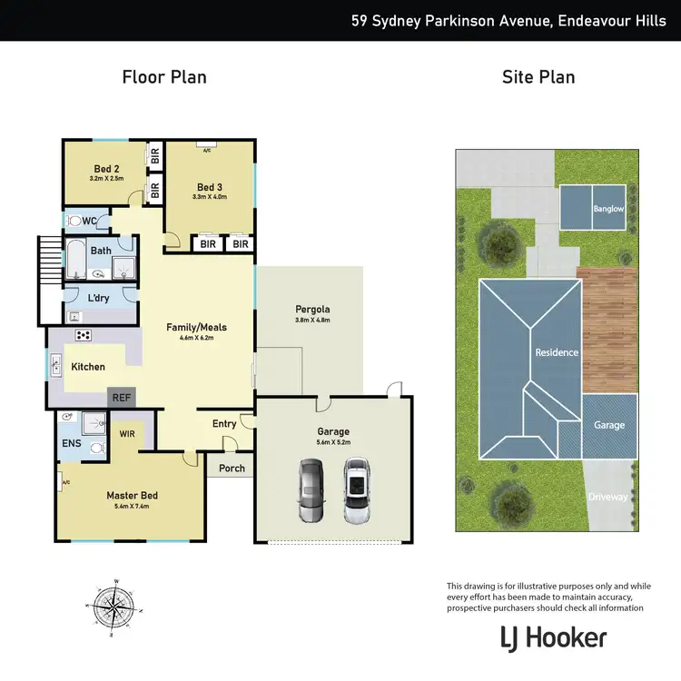 Floorplan of Homely house listing, 59 Sydney Parkinson Avenue, Endeavour Hills VIC 3802