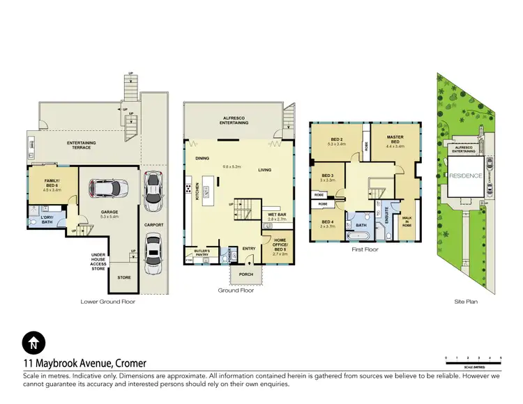 Floorplan of Homely house listing, 11 Maybrook Avenue, Cromer NSW 2099