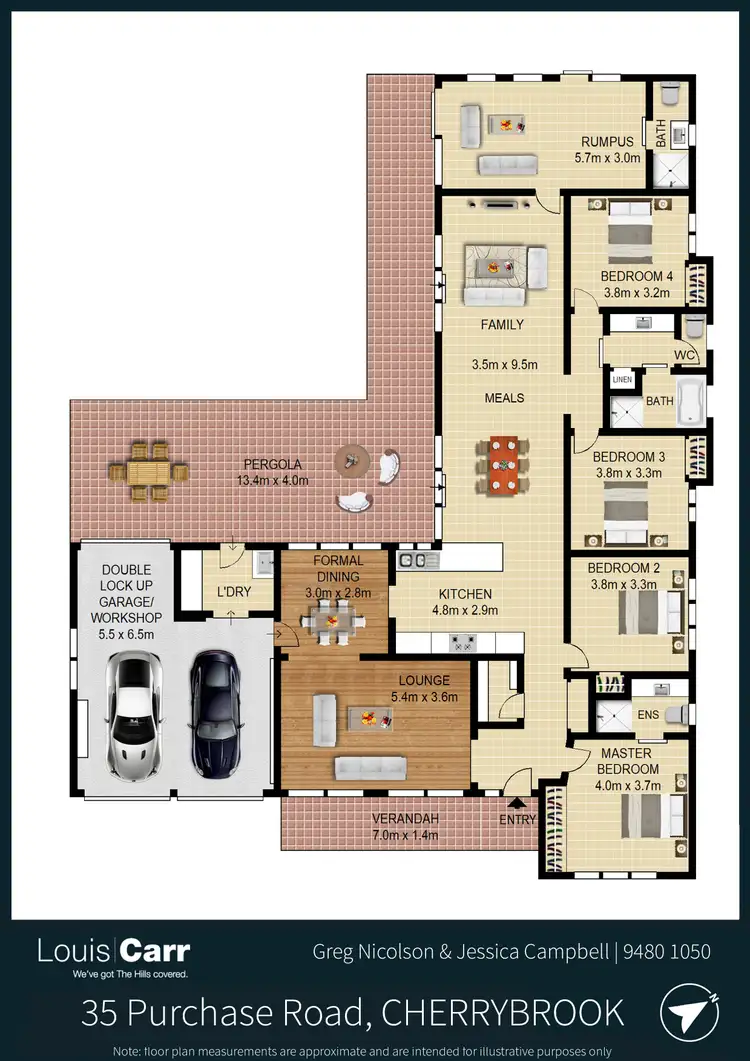 Floorplan of Homely house listing, 35 Purchase Road, Cherrybrook NSW 2126
