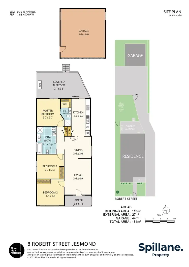 Floorplan of Homely house listing, 8 Robert Street, Jesmond NSW 2299