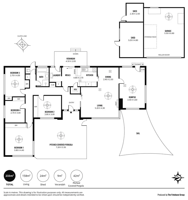 Floorplan of Homely house listing, 26 Packers Drive, Highbury SA 5089