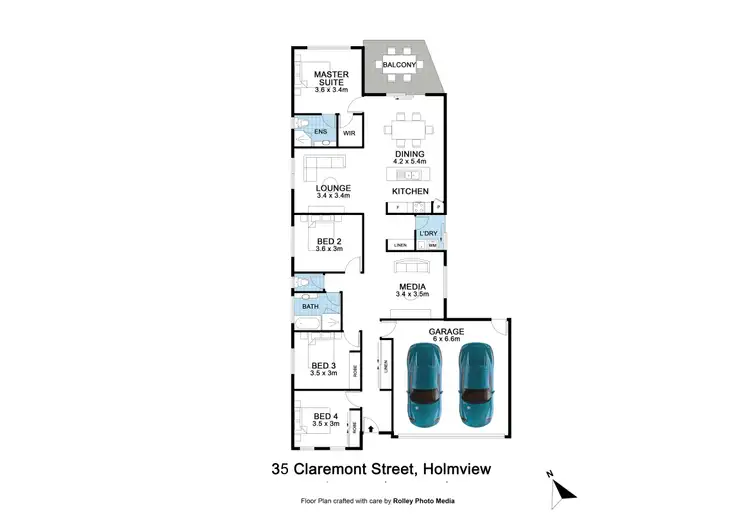 Floorplan of Homely house listing, 35 Clermont Street, Holmview QLD 4207
