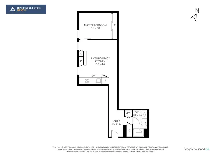 Floorplan of Homely apartment listing, 210/120 A'beckett Street, Melbourne VIC 3000