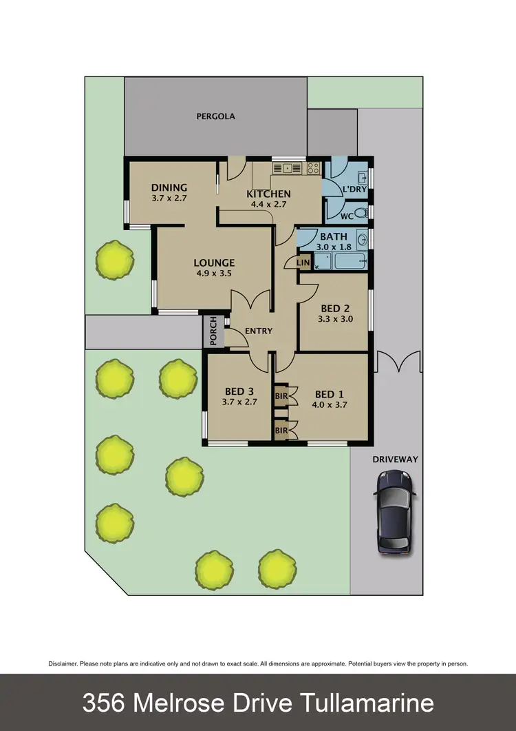 Floorplan of Homely house listing, 356 Melrose Drive, Tullamarine VIC 3043