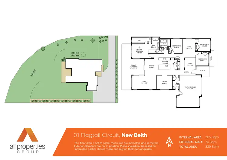 Floorplan of Homely house listing, 31-37 Flagtail Circuit, New Beith QLD 4124