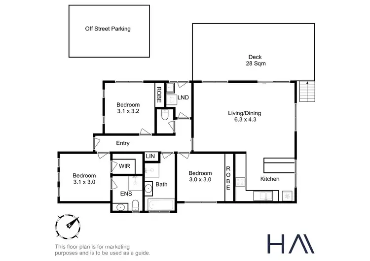 Floorplan of Homely unit listing, 6/119a Abbotsfield Road, Claremont TAS 7011
