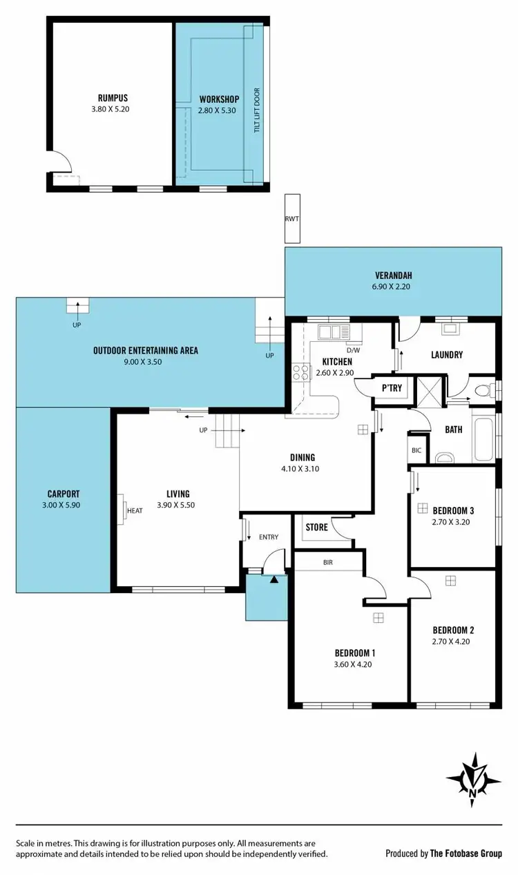 Floorplan of Homely house listing, 16 Matheson Road, Reynella East SA 5161