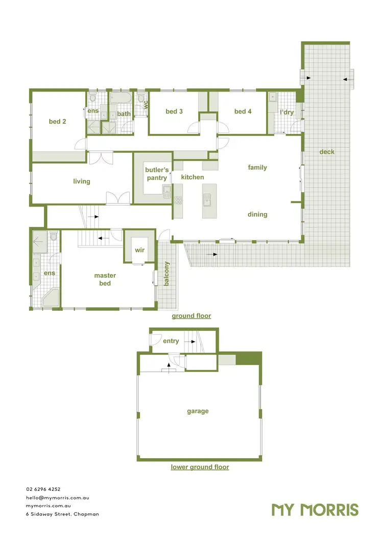 Floorplan of Homely house listing, 6 Sidaway Street, Chapman ACT 2611