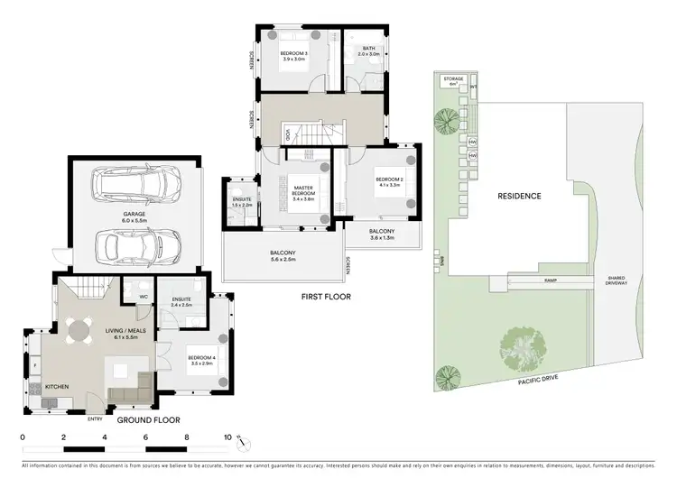 Floorplan of Homely townhouse listing, 1/24 Pacific Drive, Heidelberg West VIC 3081