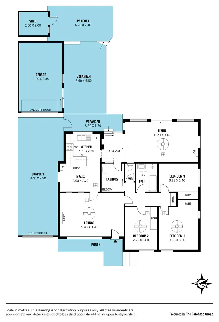 Floorplan of Homely house listing, 12 Kuranya Way, Morphett Vale SA 5162