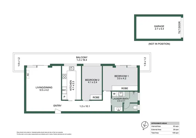 Floorplan of Homely unit listing, 4/50 Patrick Street, Merewether NSW 2291