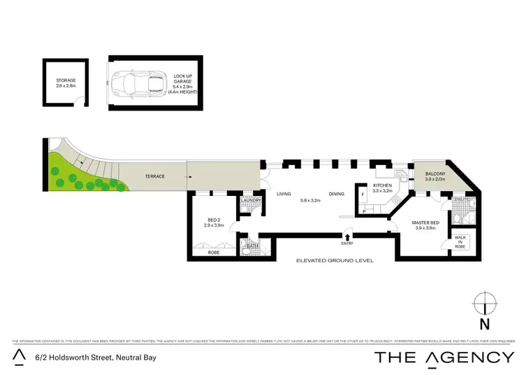 Floorplan of Homely apartment listing, 6/2 Holdsworth Street, Neutral Bay NSW 2089