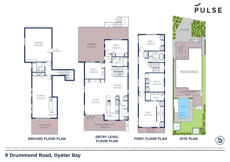Floorplan of Homely house listing, 9 Drummond Road, Oyster Bay NSW 2225