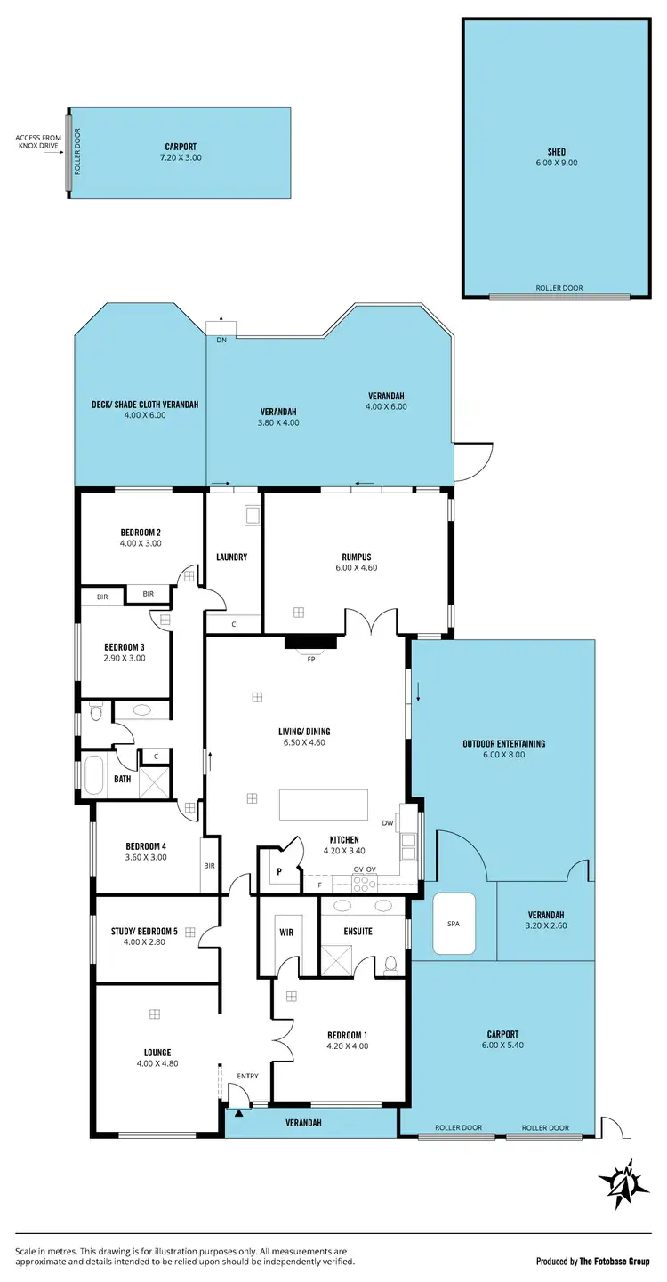 Floorplan of Homely house listing, 1 Grooms Way, Woodcroft SA 5162