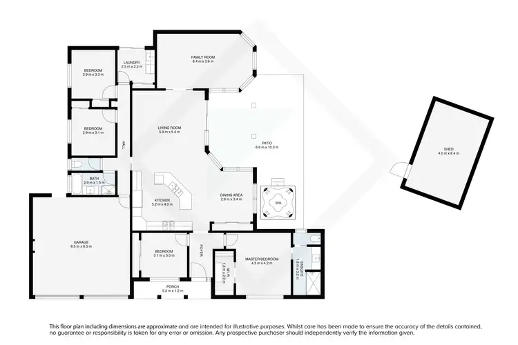 Floorplan of Homely house listing, 3 Cormorant Avenue, Bandiana VIC 3691
