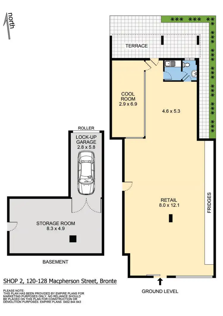 Floorplan of Homely apartment listing, 2/120-128 MacPherson Street, Bronte NSW 2024