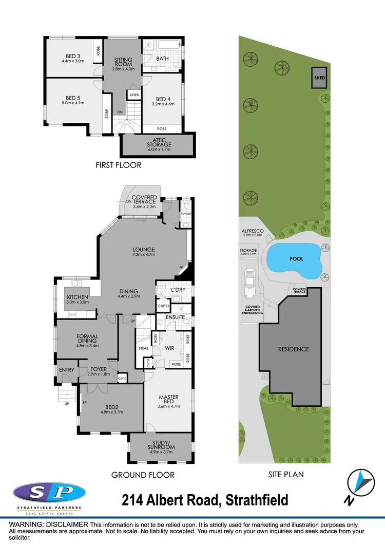 Floorplan of Homely house listing, 214 Albert Road, Strathfield NSW 2135