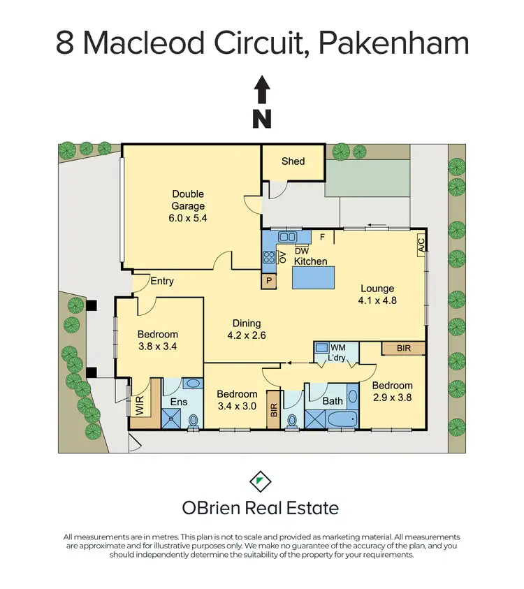Floorplan of Homely house listing, 8 MacLeod Circuit, Pakenham VIC 3810