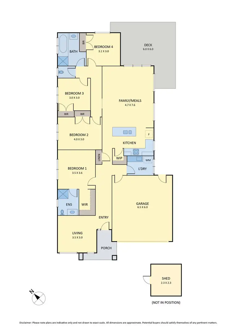 Floorplan of Homely house listing, 14 Geranium Drive, Sunbury VIC 3429