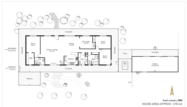 Floorplan of Homely house listing, 46 Coghills Road, Mandurang South VIC 3551