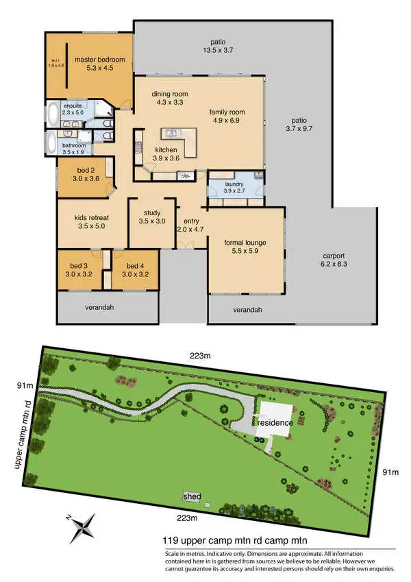Floorplan of Homely house listing, 119 Upper Camp Mountain Road, Camp Mountain QLD 4520