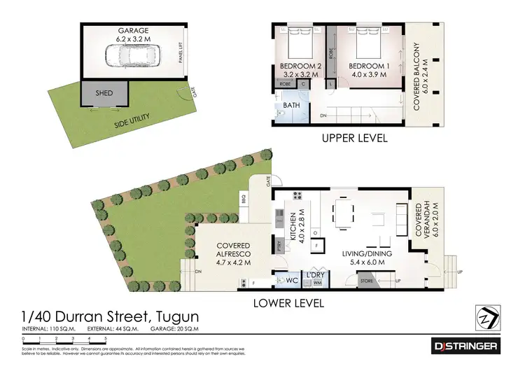 Floorplan of Homely unit listing, 1/40 Durran Street, Tugun QLD 4224