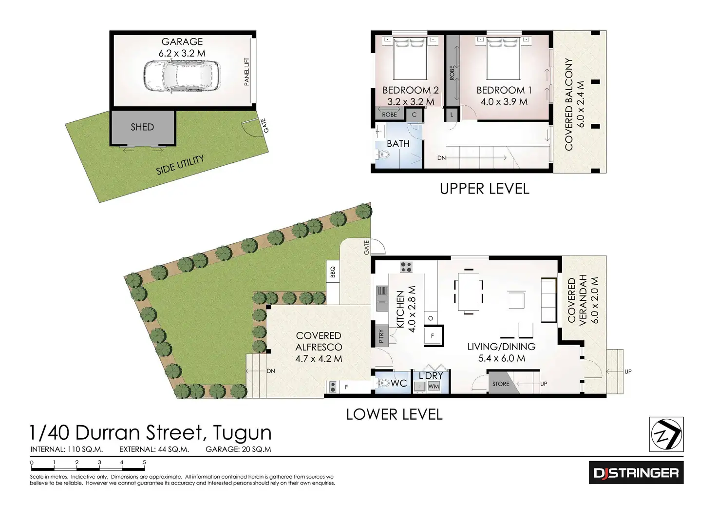 Floorplan of Homely unit listing, 1/40 Durran Street, Tugun QLD 4224