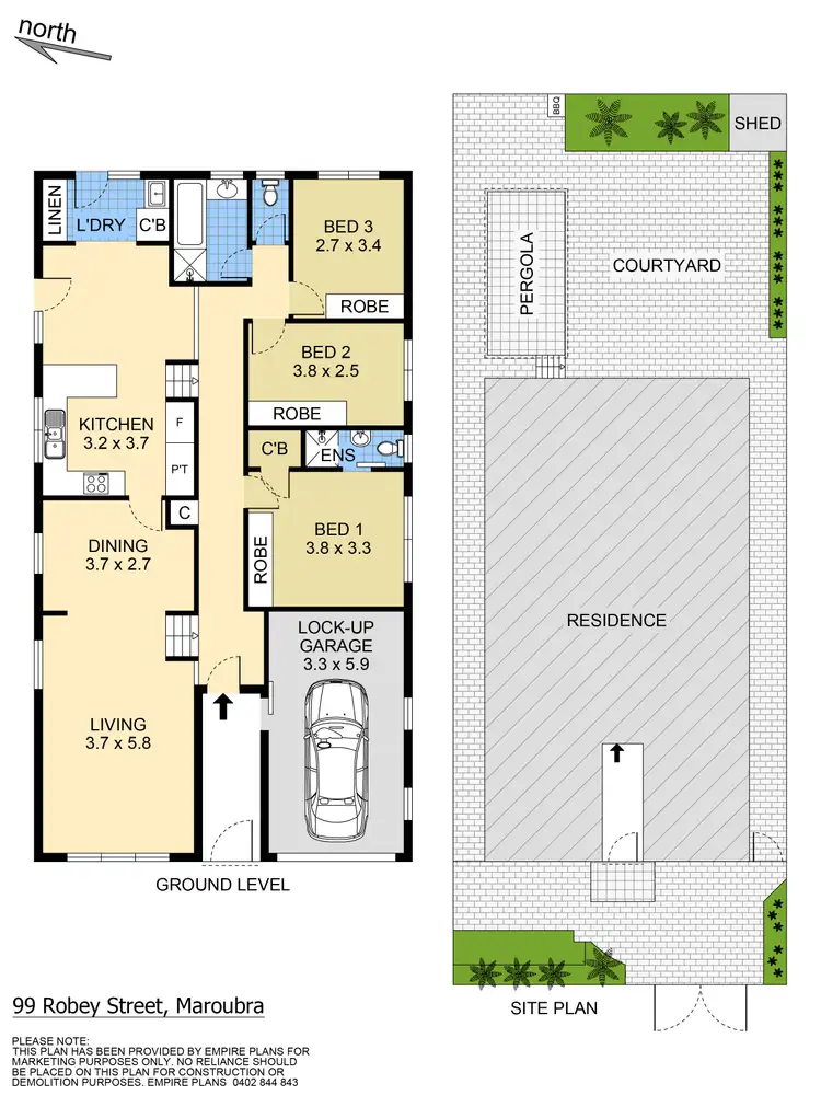 Floorplan of Homely house listing, 99 Robey Street, Maroubra NSW 2035