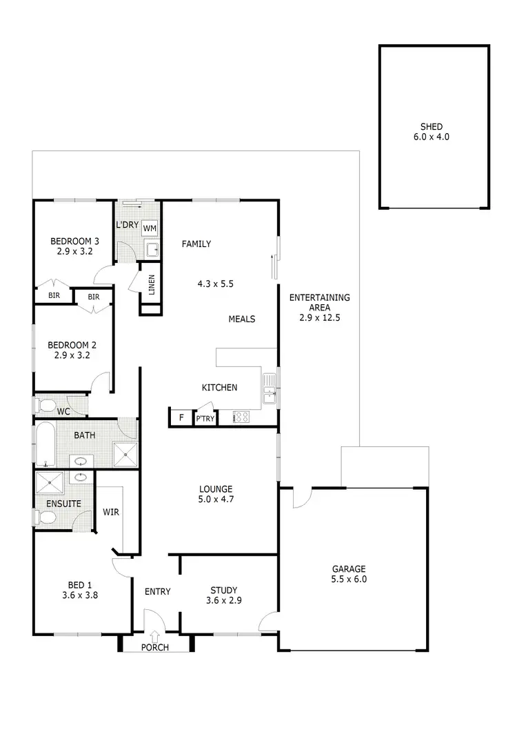 Floorplan of Homely house listing, 9 Bellbird Drive, California Gully VIC 3556