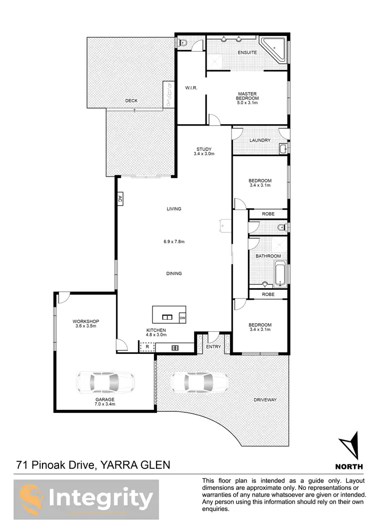 Floorplan of Homely house listing, 71 Pinoak Drive, Yarra Glen VIC 3775