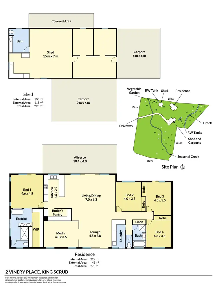 Floorplan of Homely house listing, 2 Vinery Place, King Scrub QLD 4521