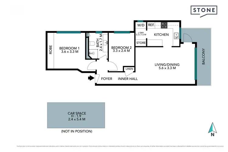 Floorplan of Homely apartment listing, Address available on request