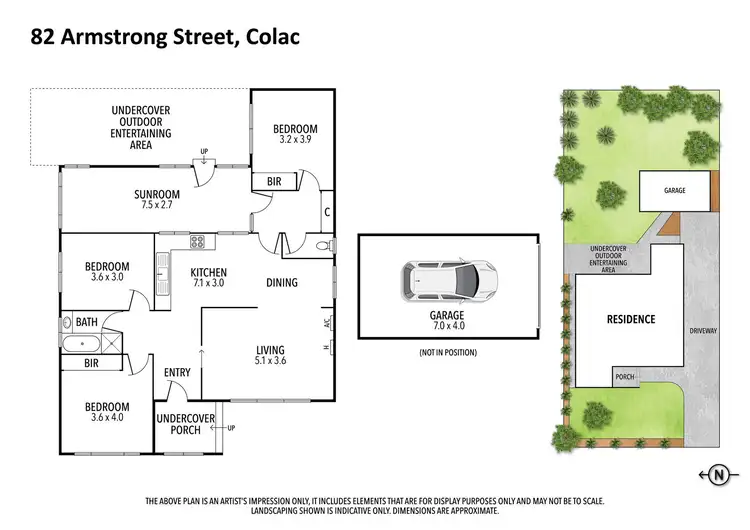 Floorplan of Homely house listing, 82 Armstrong Street, Colac VIC 3250