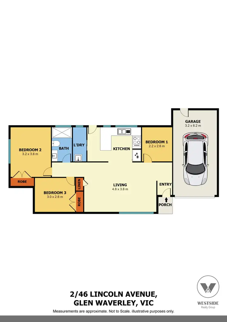 Floorplan of Homely unit listing, 2/46 Lincoln Avenue, Glen Waverley VIC 3150