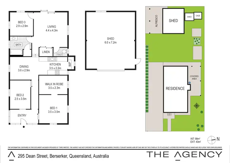 Floorplan of Homely house listing, 295 Dean Street, Berserker QLD 4701