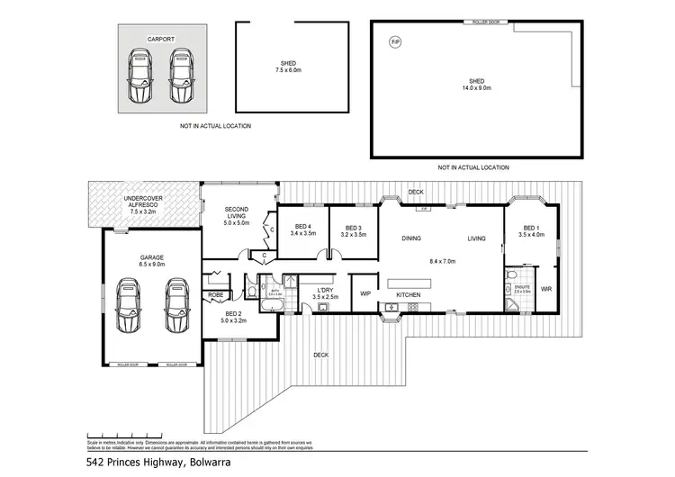 Floorplan of Homely house listing, 542 Princes Highway, Bolwarra VIC 3305