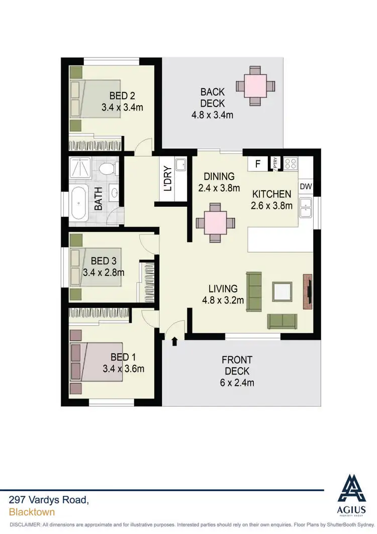 Floorplan of Homely house listing, 297 Vardys Road, Blacktown NSW 2148