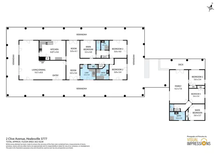 Floorplan of Homely house listing, 2 Clive Avenue, Healesville VIC 3777