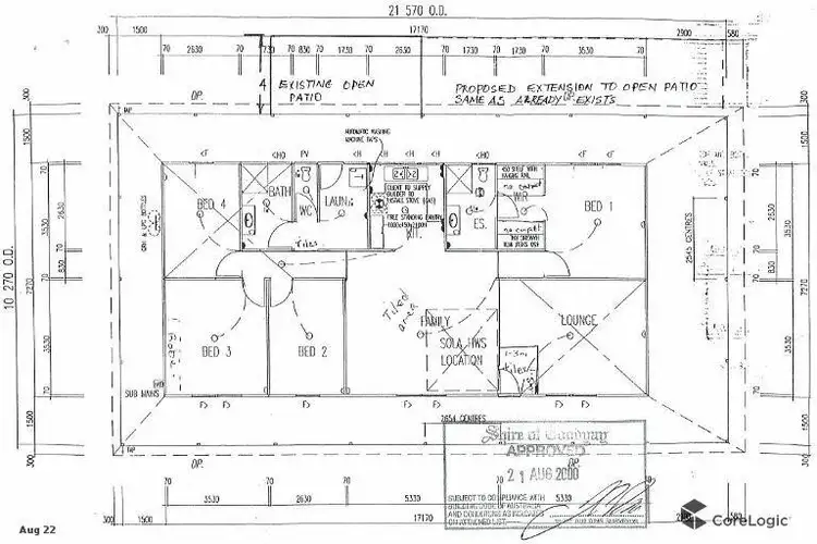 Floorplan of Homely house listing, 25 Red Gum Circle, Coondle WA 6566